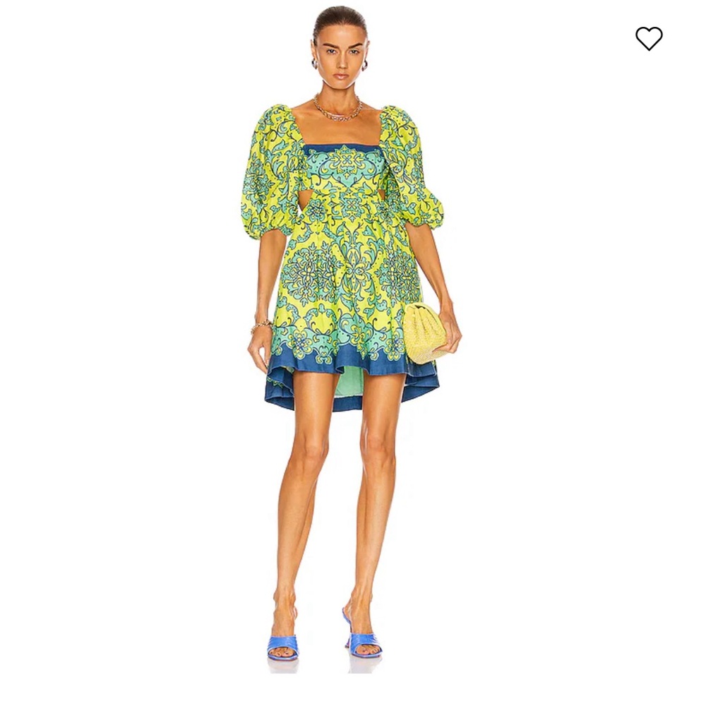 Zimmermann nina cutout mini dress size 3
